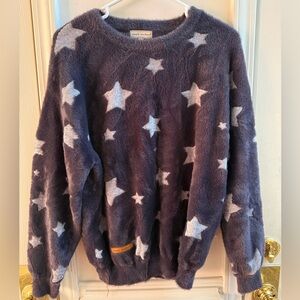 Simply Southern Fuzzy Star Sweater